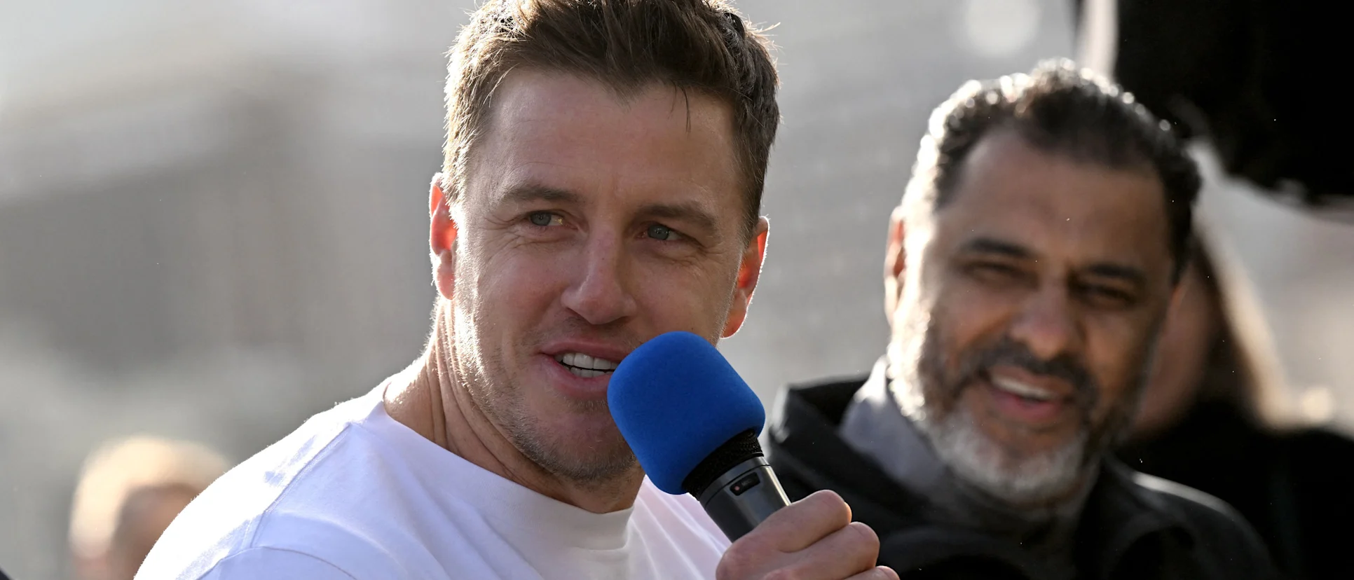 Logo of Morne Morkel speaking in Melbourne