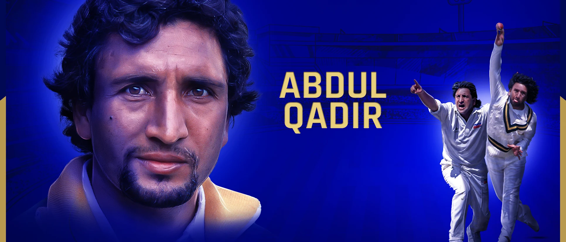 Logo of ICC_Review_HallOfFame Abdul Qadir 16x9