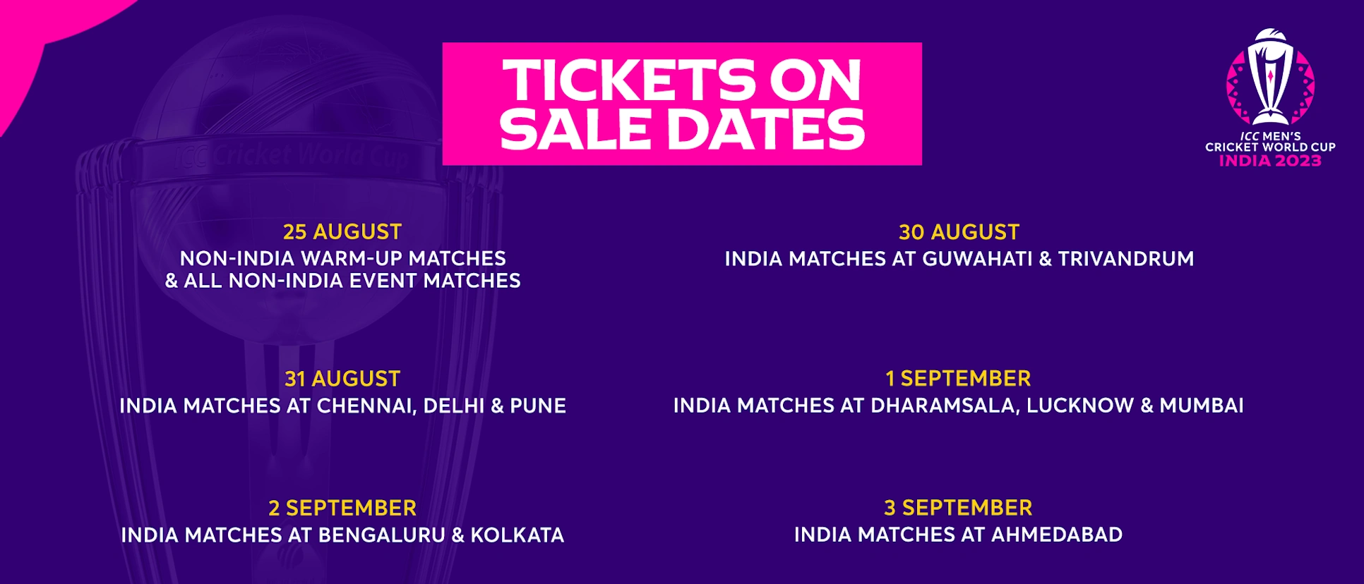 Logo of Tickets on Sale Dates