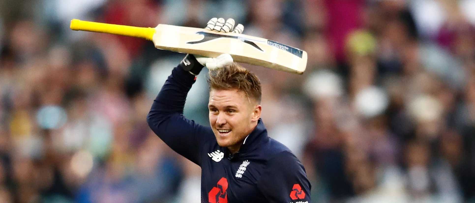 Logo of Jason Roy now has two of England's three highest ODI scores
