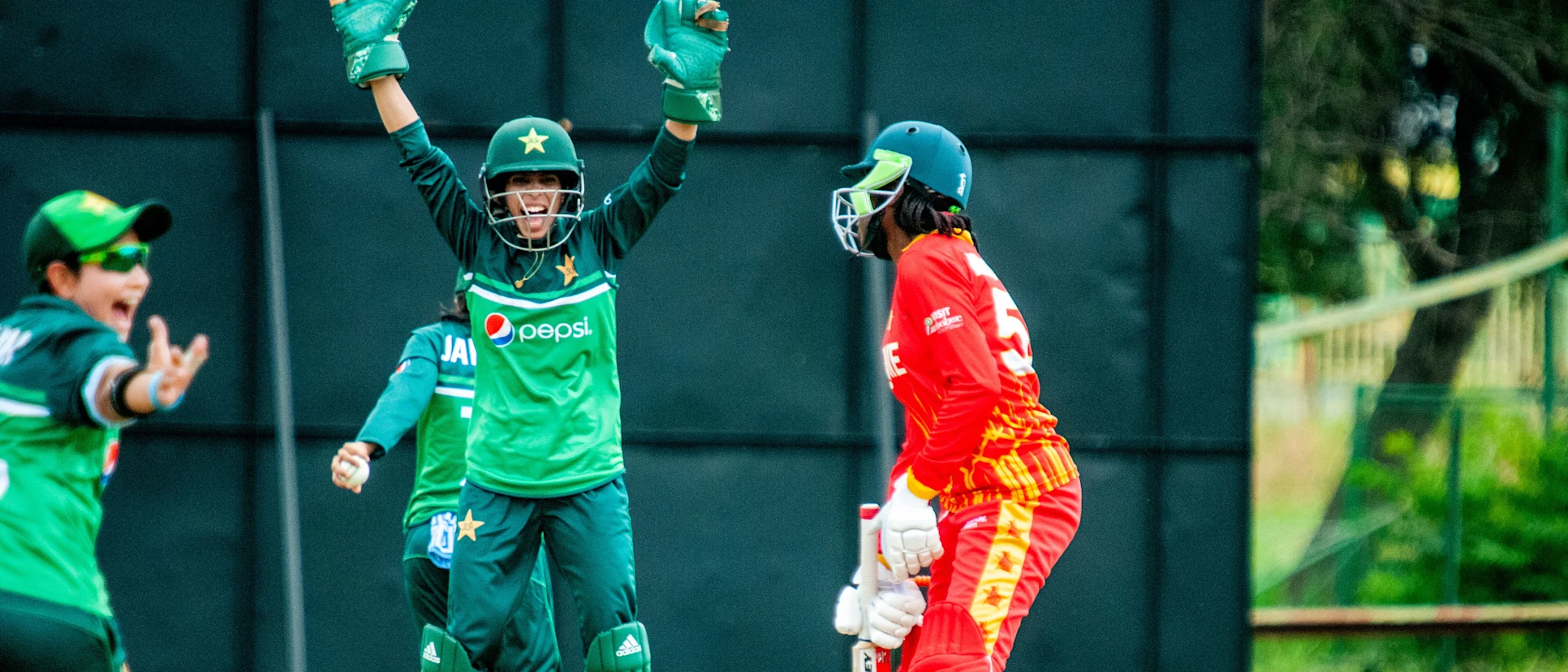 The Pakistan bowlers came up with a rampant display against Zimbabwe