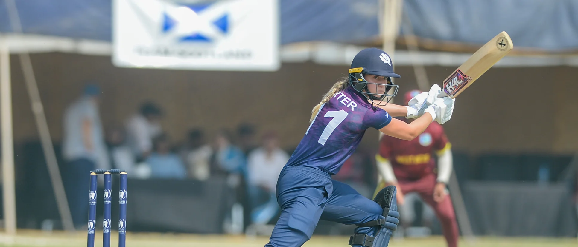 Logo of Darcey Carter batting 