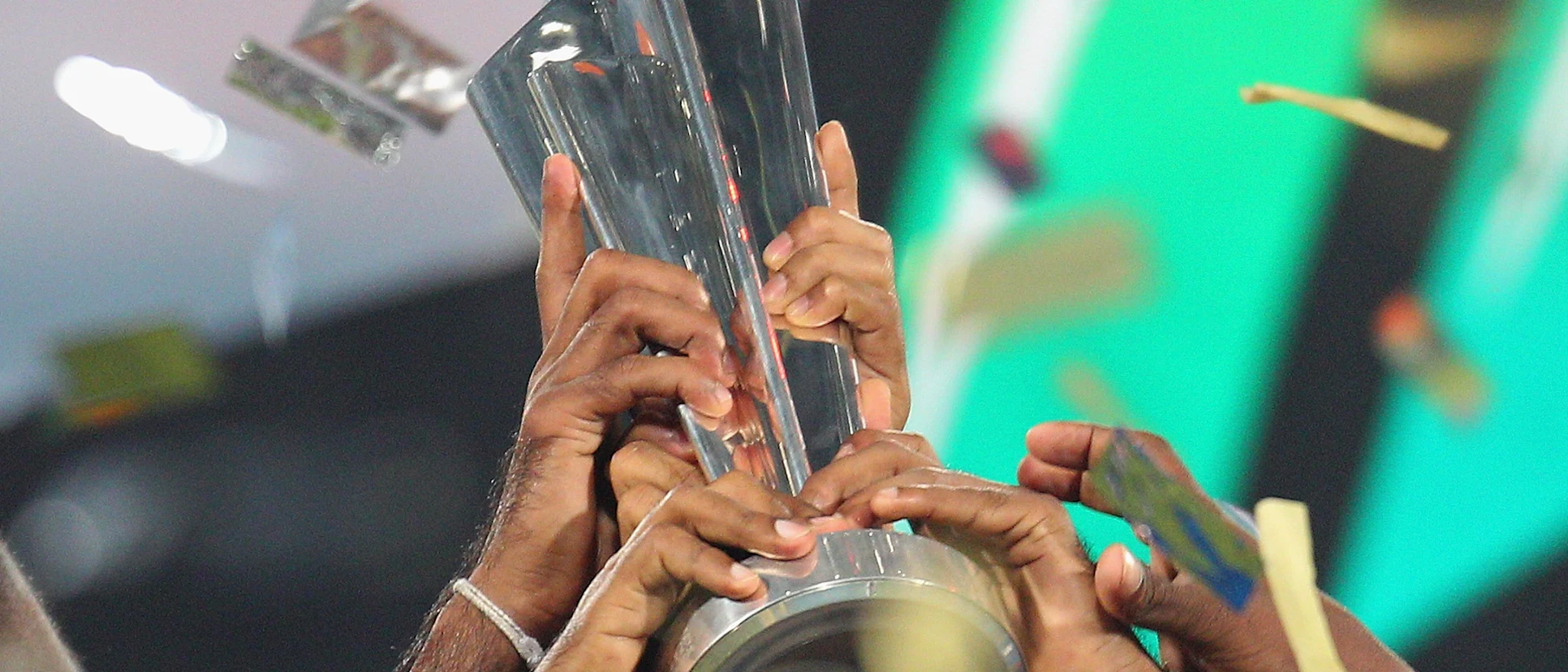 Logo of T20 World Cup trophy