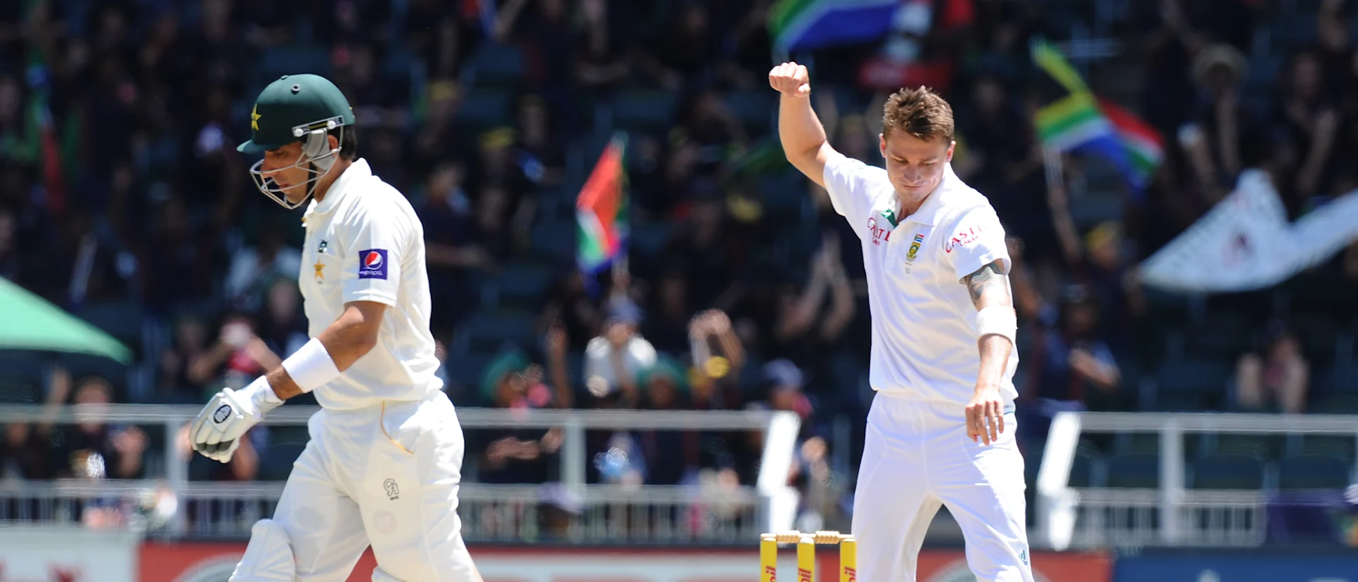 Logo of Steyn's 11-wicket match haul against Pakistan was the cheapest since Richard Hadlee's in 1976