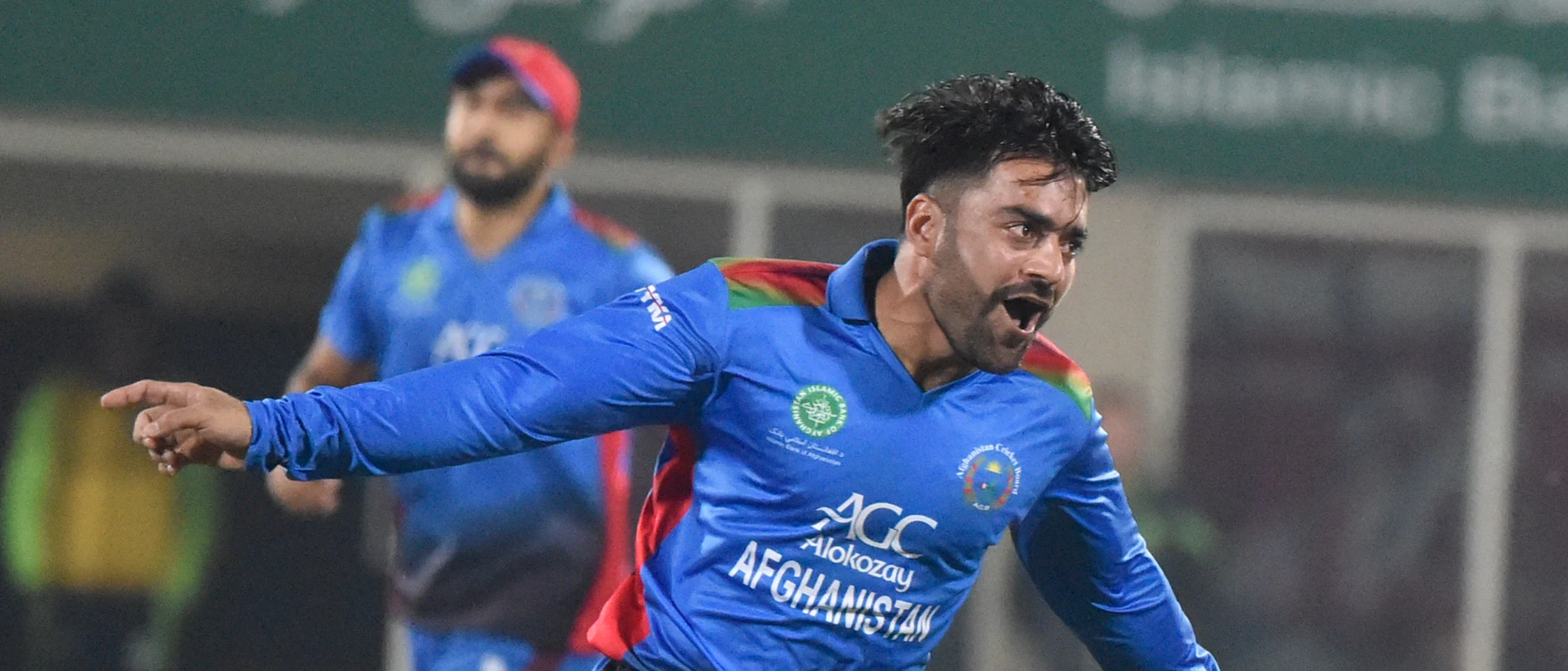 Logo of Rashid hat-trick