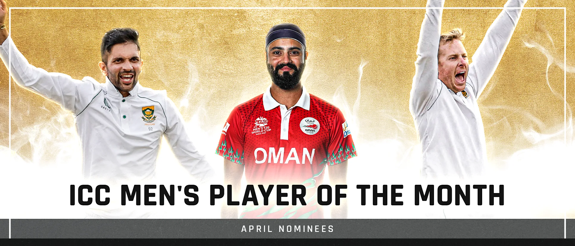 Logo of ICC Men's Player of the Month – April 2022