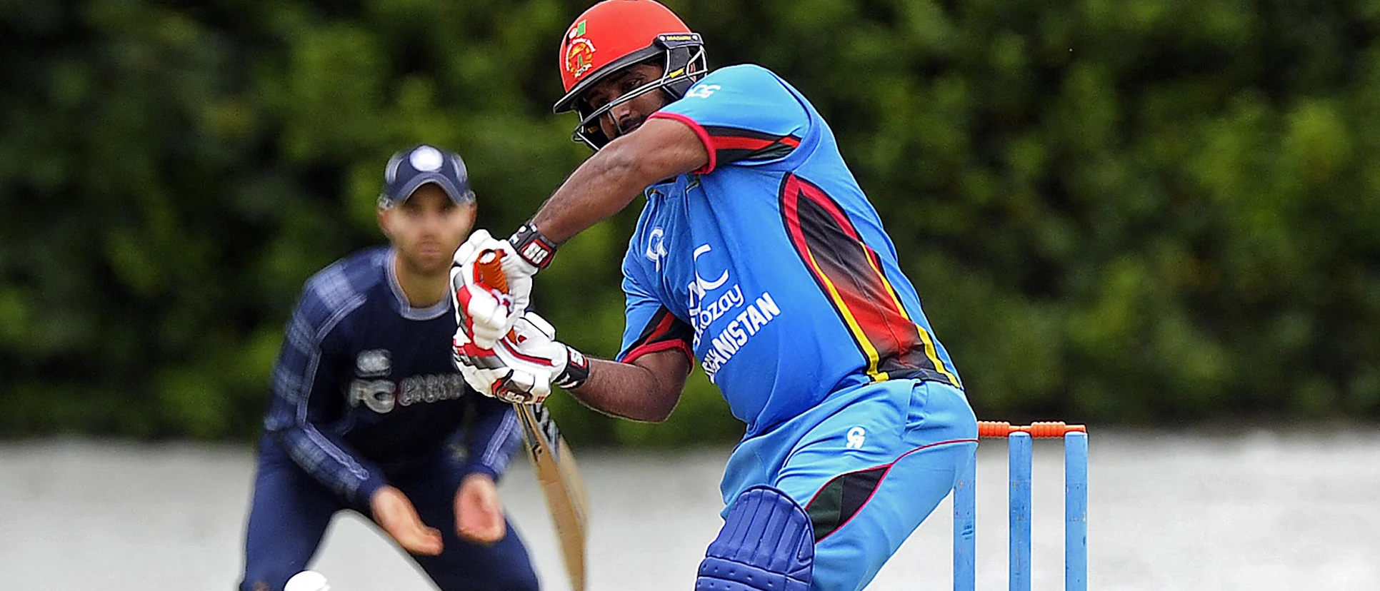 Logo of Mohammad Shahzad scored 207 runs in 5 matches in the Desert T20 Challenge, including 52* against Ireland in the final.