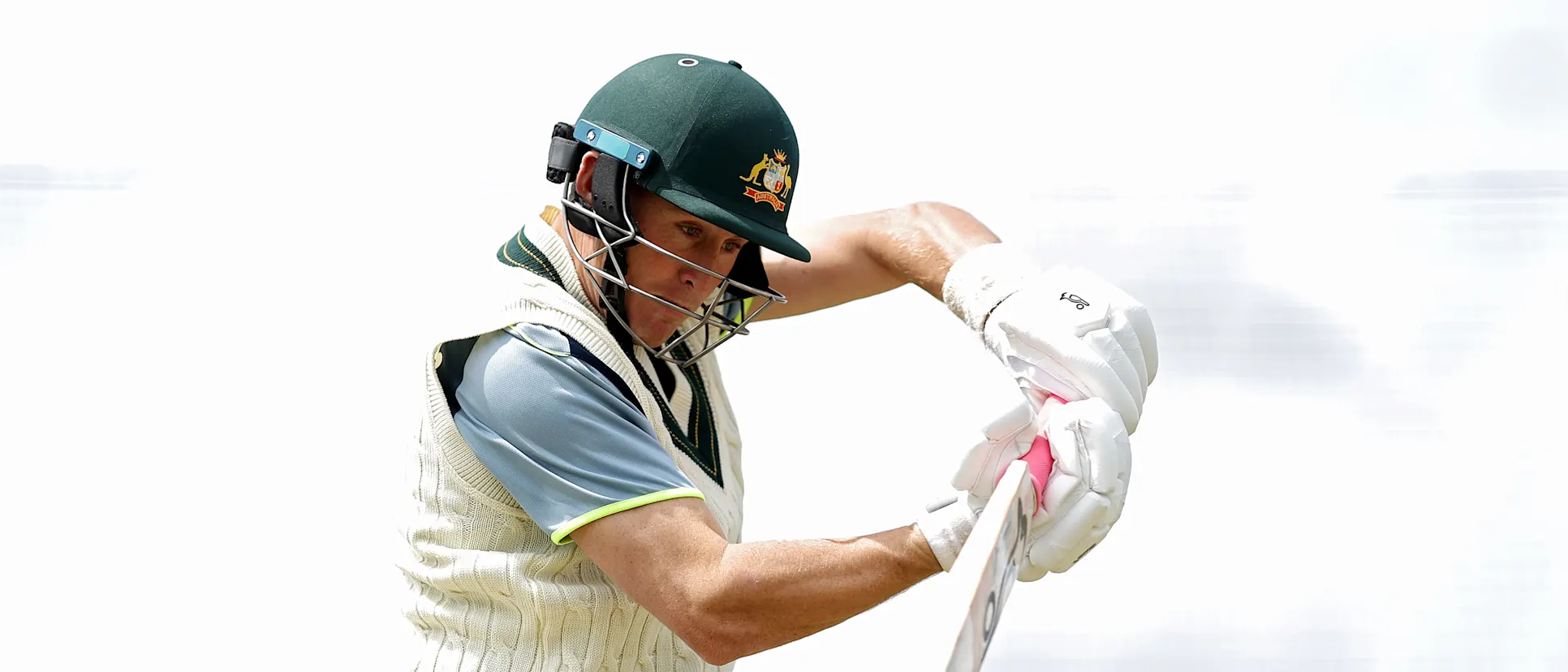 Logo of Marnus Labuschagne in training ahead of the World Test Championship Final