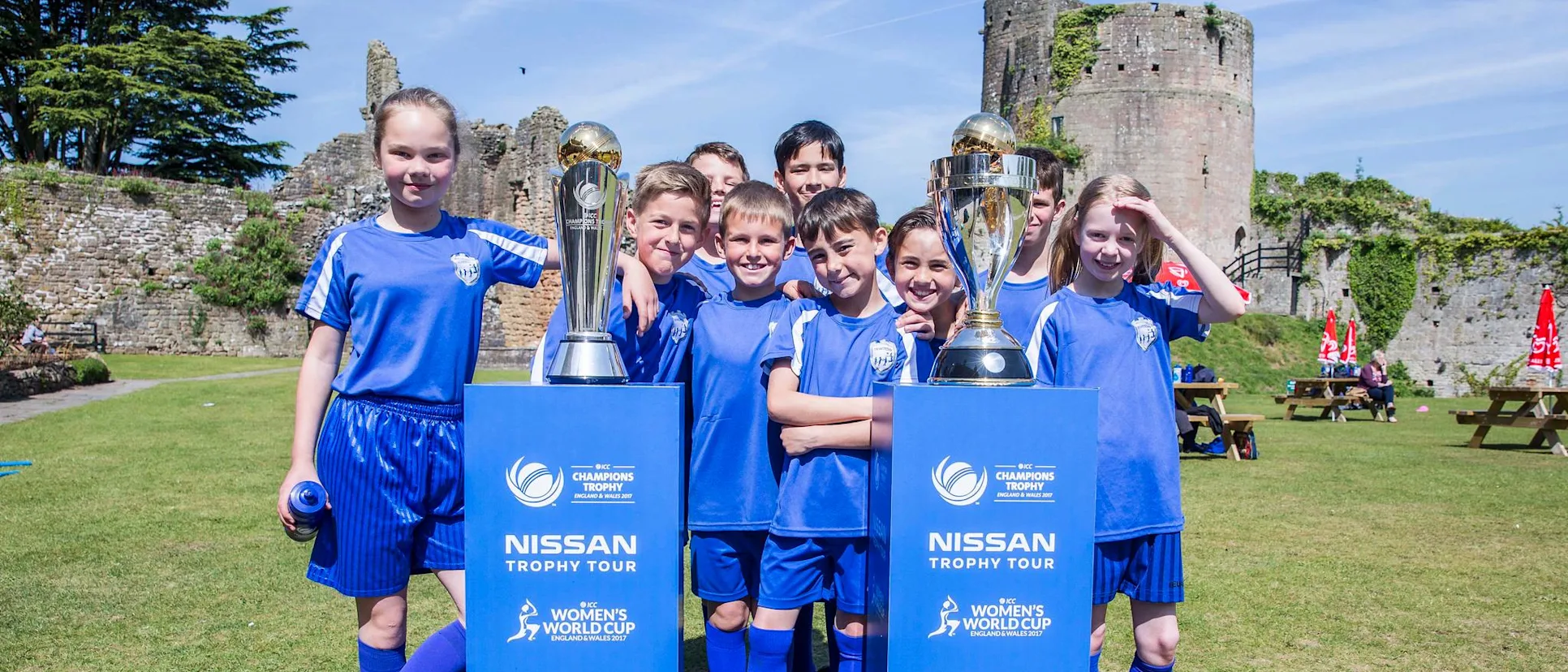 Logo of Nissan Trophy Tour takes cricket to the castles of South Wales