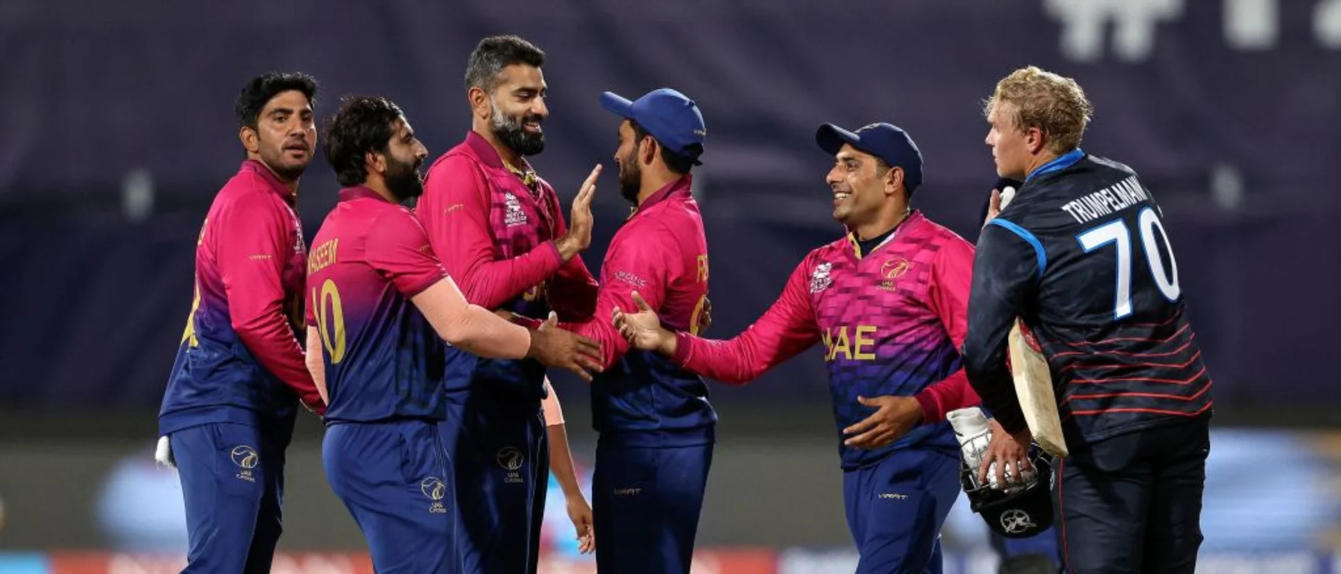 Logo of Namibia vs UAE T20 World Cup 2022 Match Report final