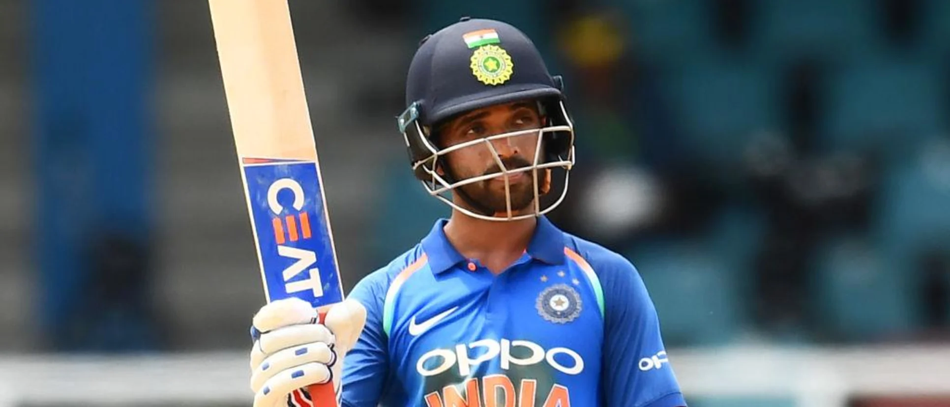 Put in to bat, India rode on Ajinkya Rahane's third ODI ton, and his 114-run opening stand with Shikhar Dhawan.