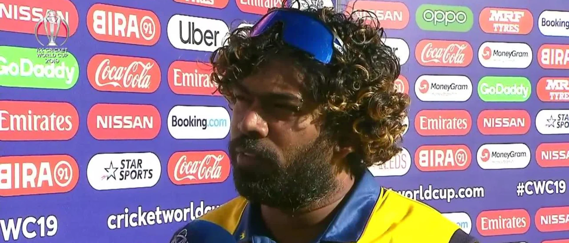 Logo of CWC_2019_MATCH27_ENGvSL_PLAYER_OF_THE_MATCH_MALINGA_ICC