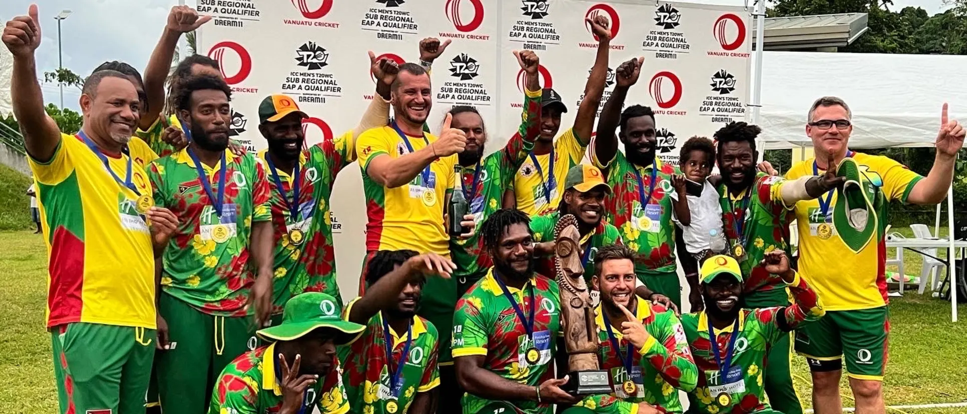 Logo of Vanuatu - Winner of ICC Men's T20 WC SR EAP A Q