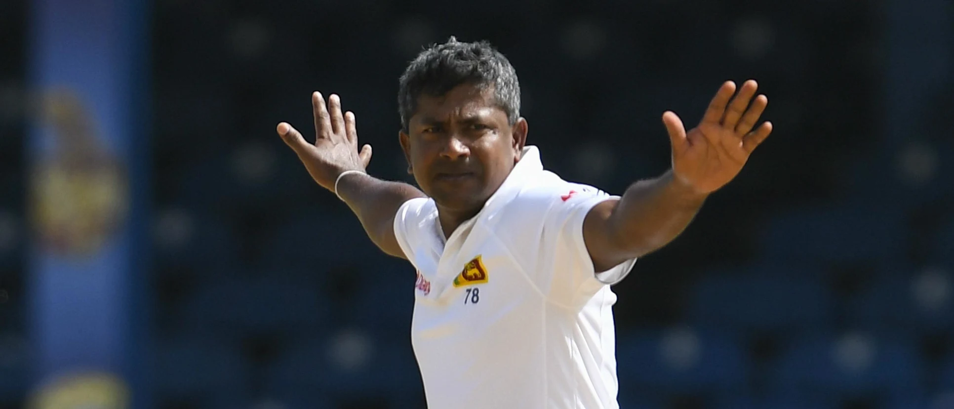 Logo of Rangana Herath dismissed Aiden Markram towards the end of the day