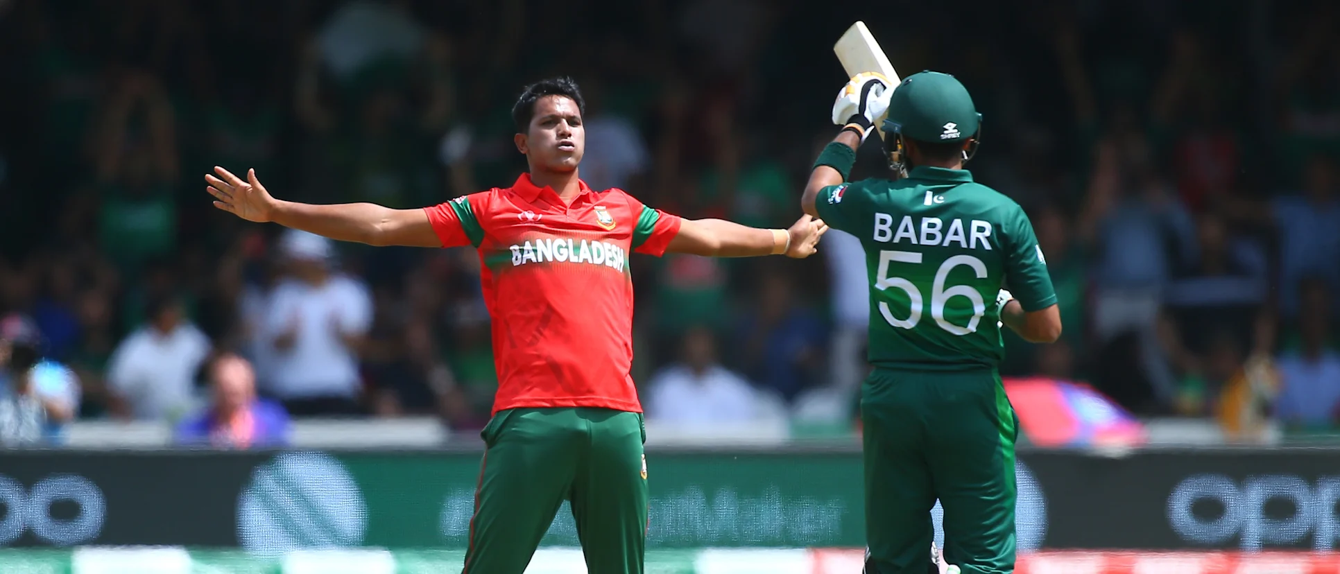 Logo of Saifuddin's last international appearance came against Pakistan at the ICC Men's Cricket World Cup 2019