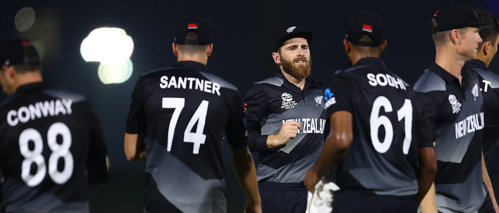 Logo of New Zealand are chasing their first T20 World Cup