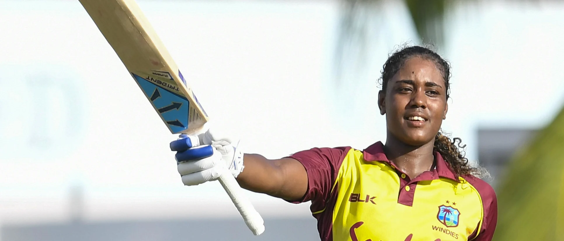 Logo of Hayley Matthews scored her second T20I century
