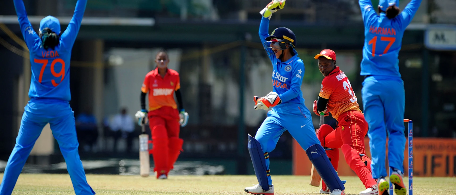 Logo of Ind v Zim Women's World Cup Qualifier