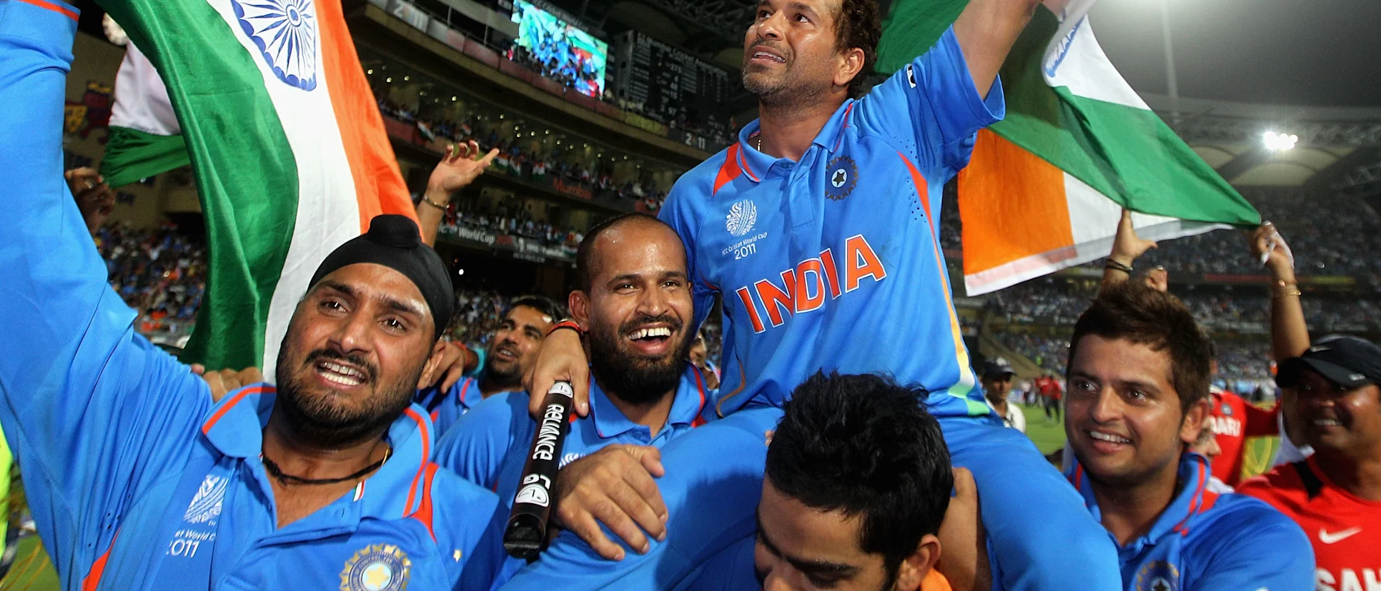 Logo of Tendulkar finally won the Cricket World Cup with his fifth attempt