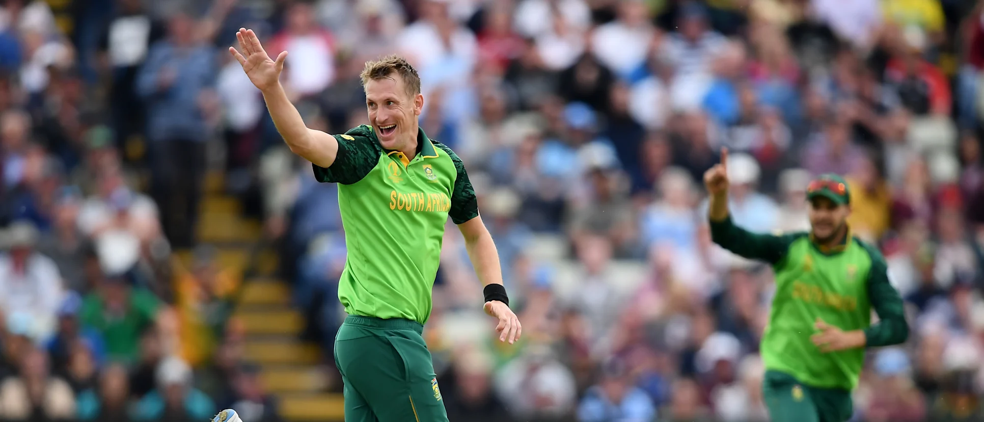 Logo of Chris Morris at the 2019 Cricket World Cup