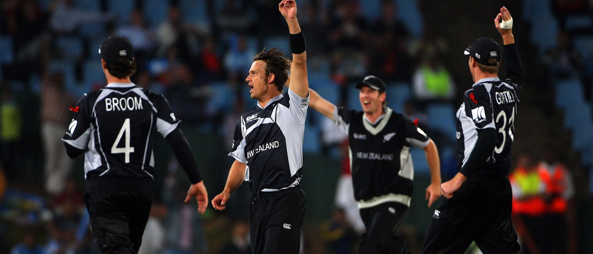 Logo of Shane Bond in the Champions Trophy 2009 final