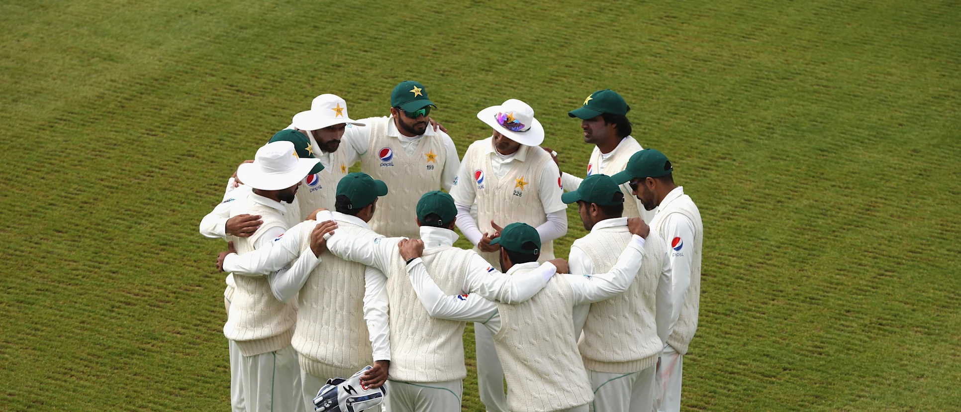Logo of Pakistan were given a real workout in the field by Northamptonshire