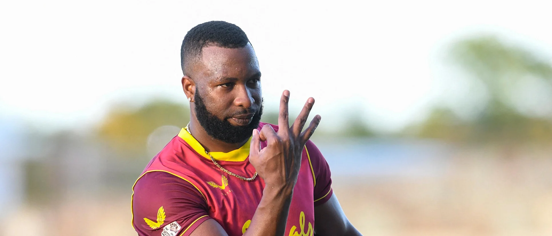 Logo of Kieron Pollard will lead West Indies in the upcoming ICC Men's T20 World Cup