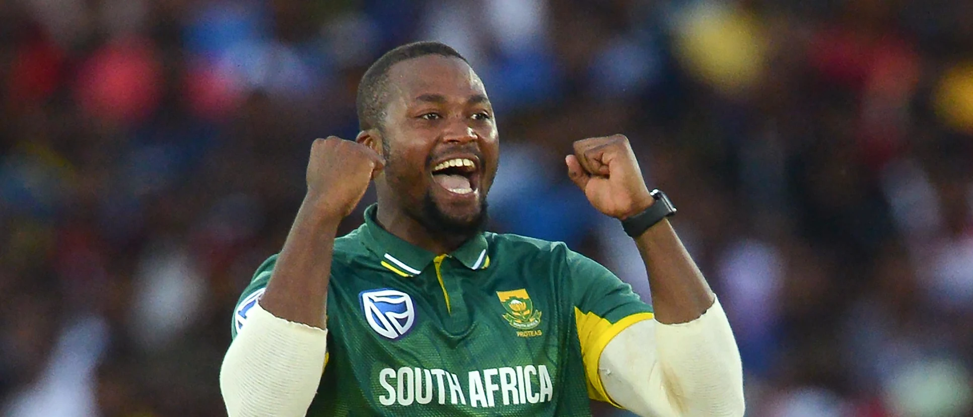 Logo of Andile Phehlukwayo picked up three wickets in the second ODI
