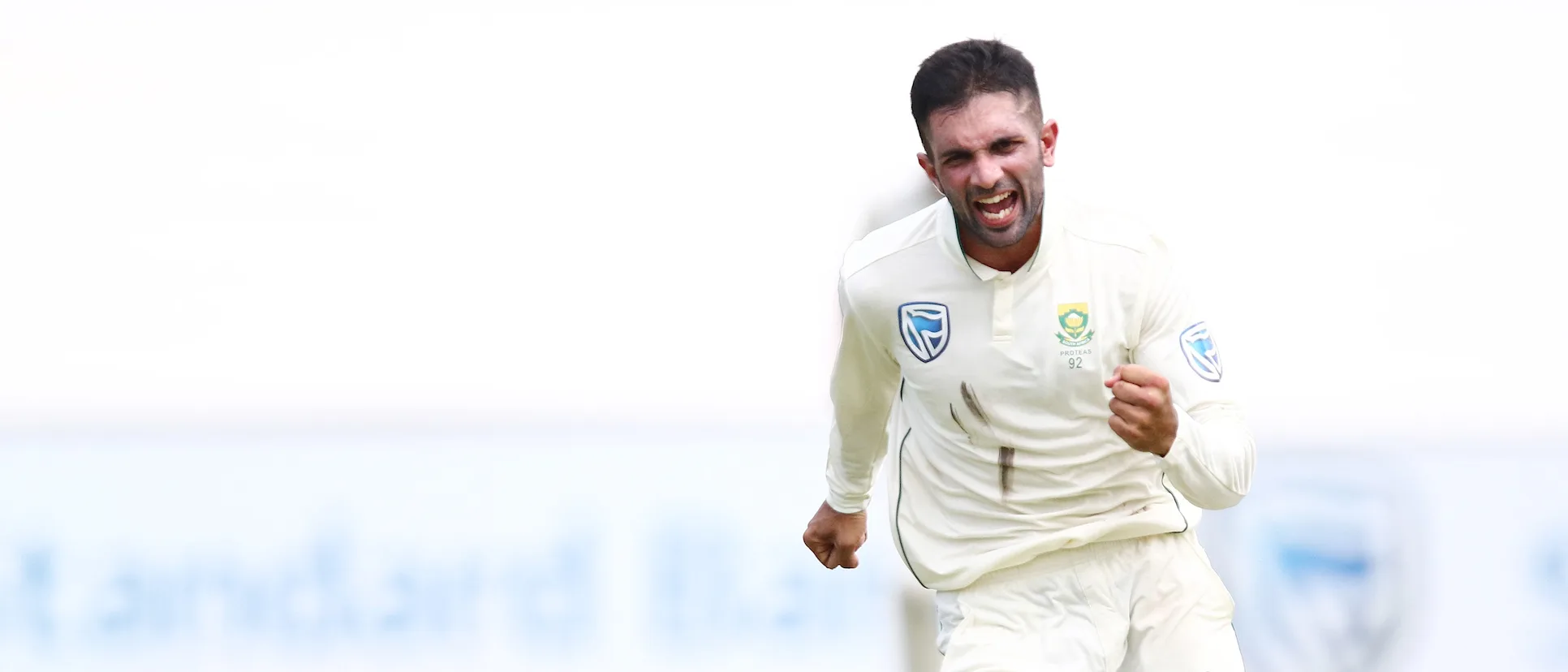 Logo of Maharaj's 9/129 are the second best bowling figures for South Africa in Tests