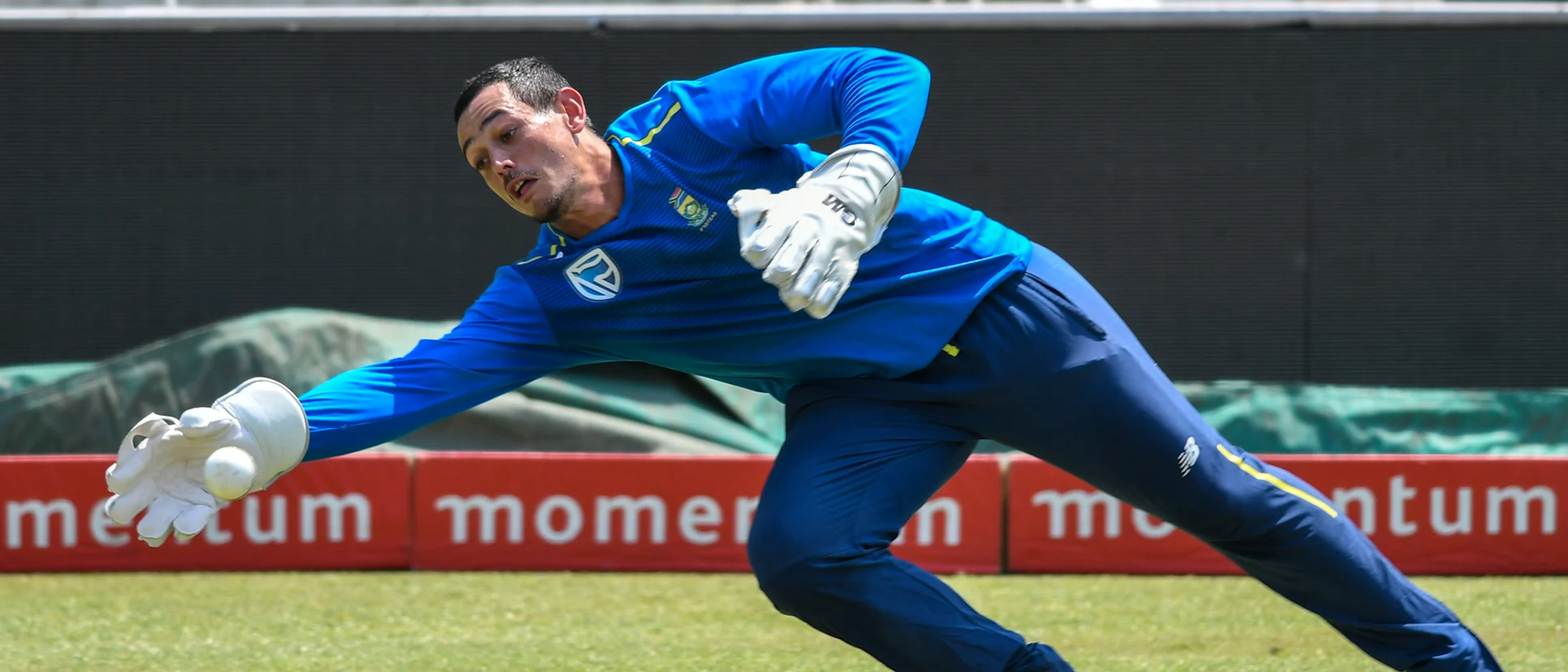 Logo of Quinton de Kock will lead the side in the T20Is, with Faf du Plessis rested