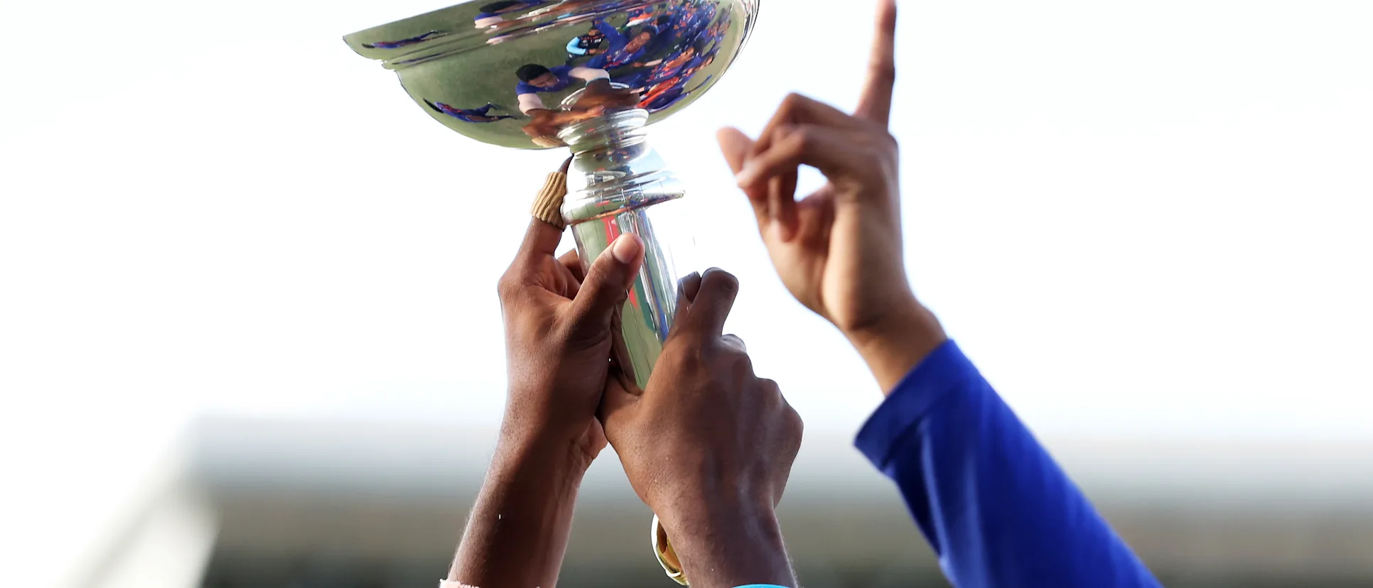 Logo of ICC U19 Men’s Cricket World Cup trophy