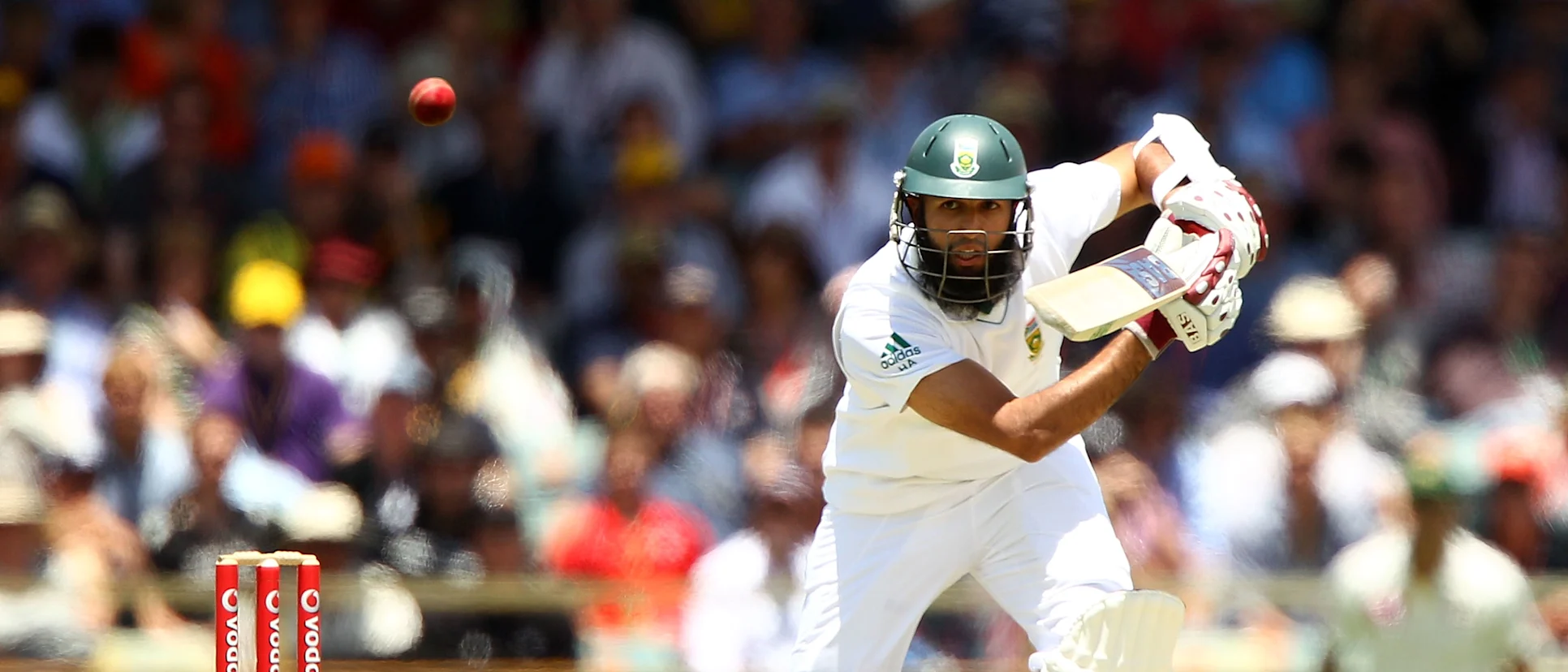 Logo of At Perth, Amla changed the tide of a brutal series