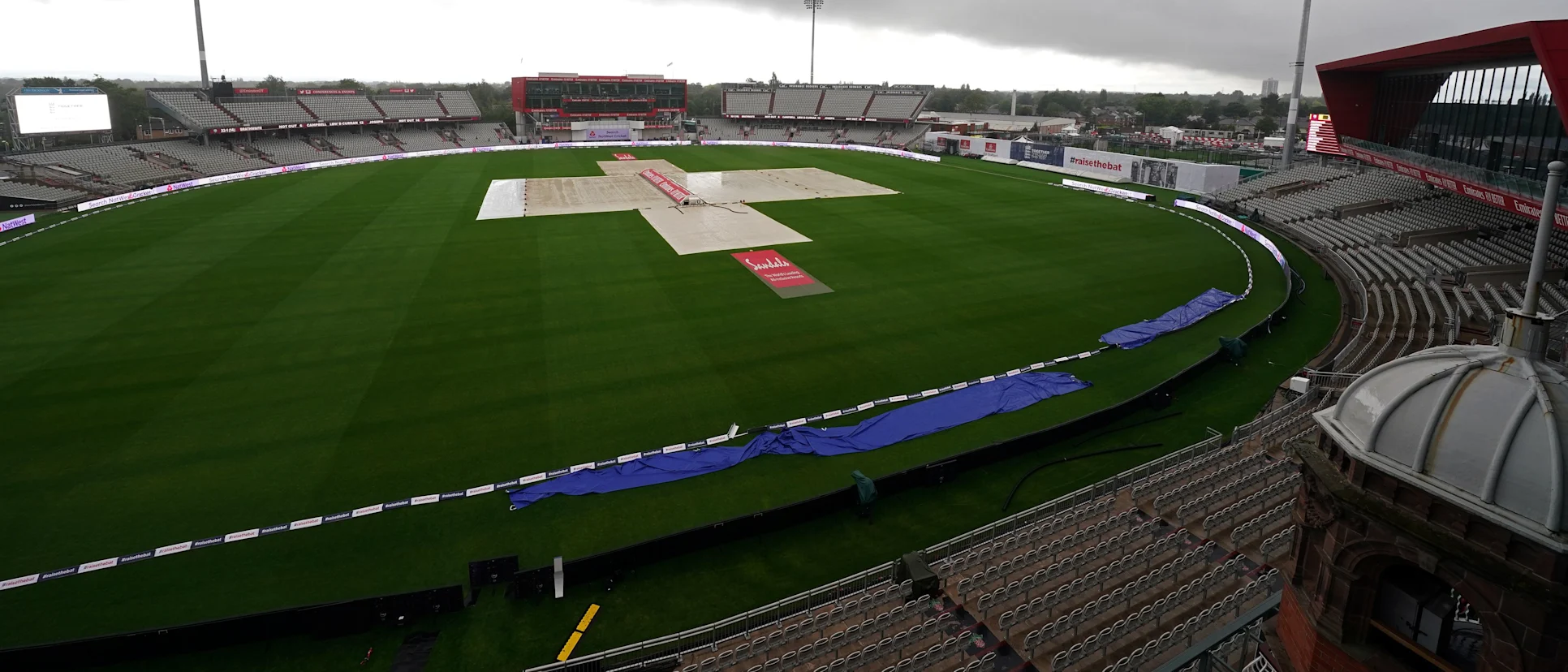 Logo of Old Trafford rain