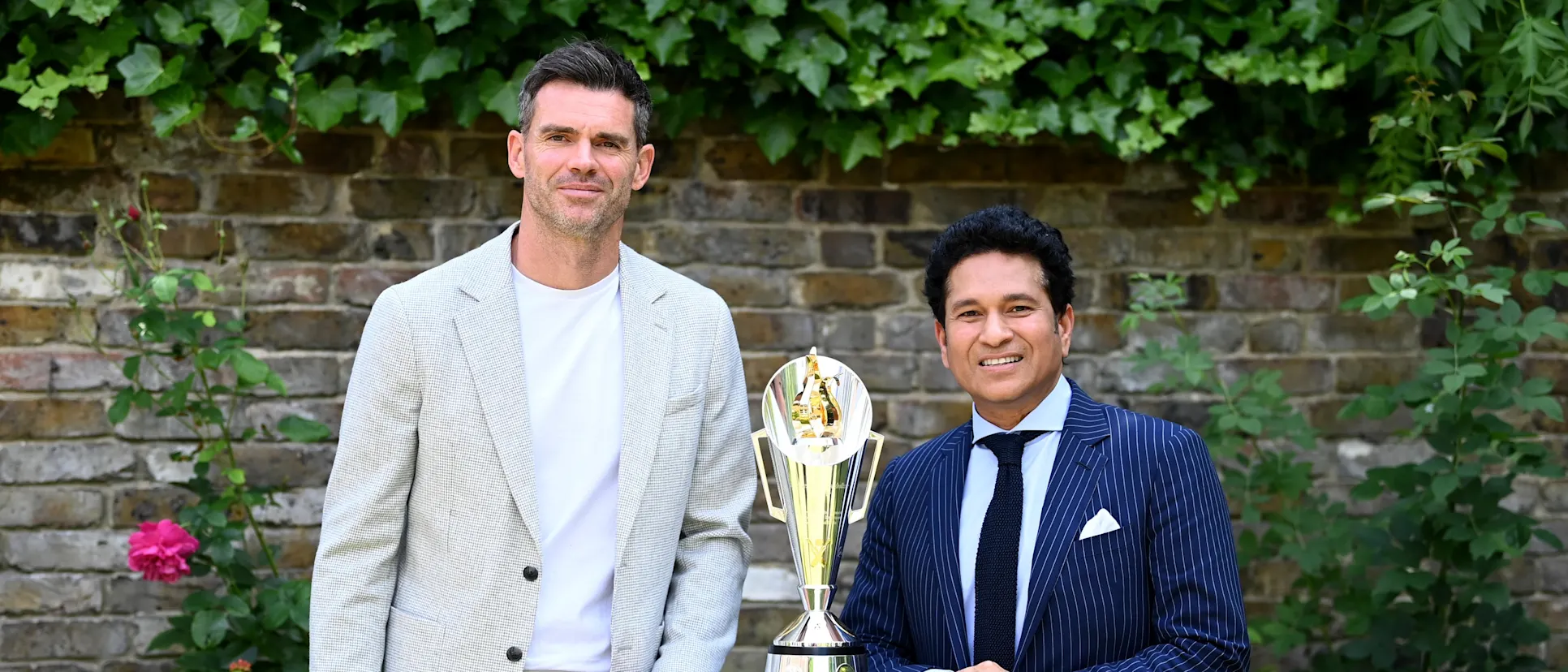 Logo of Sachin Tendulkar and James Anderson