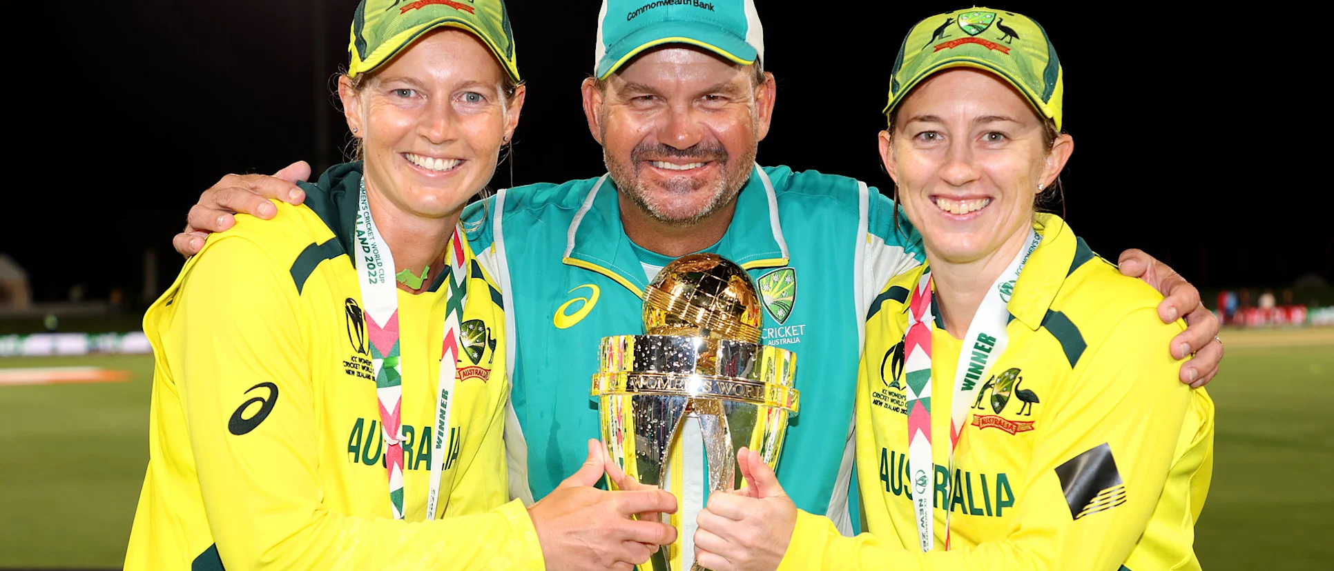 Logo of Mott after guiding Australia's women's team to success at the ICC Women's Cricket World Cup earlier this year