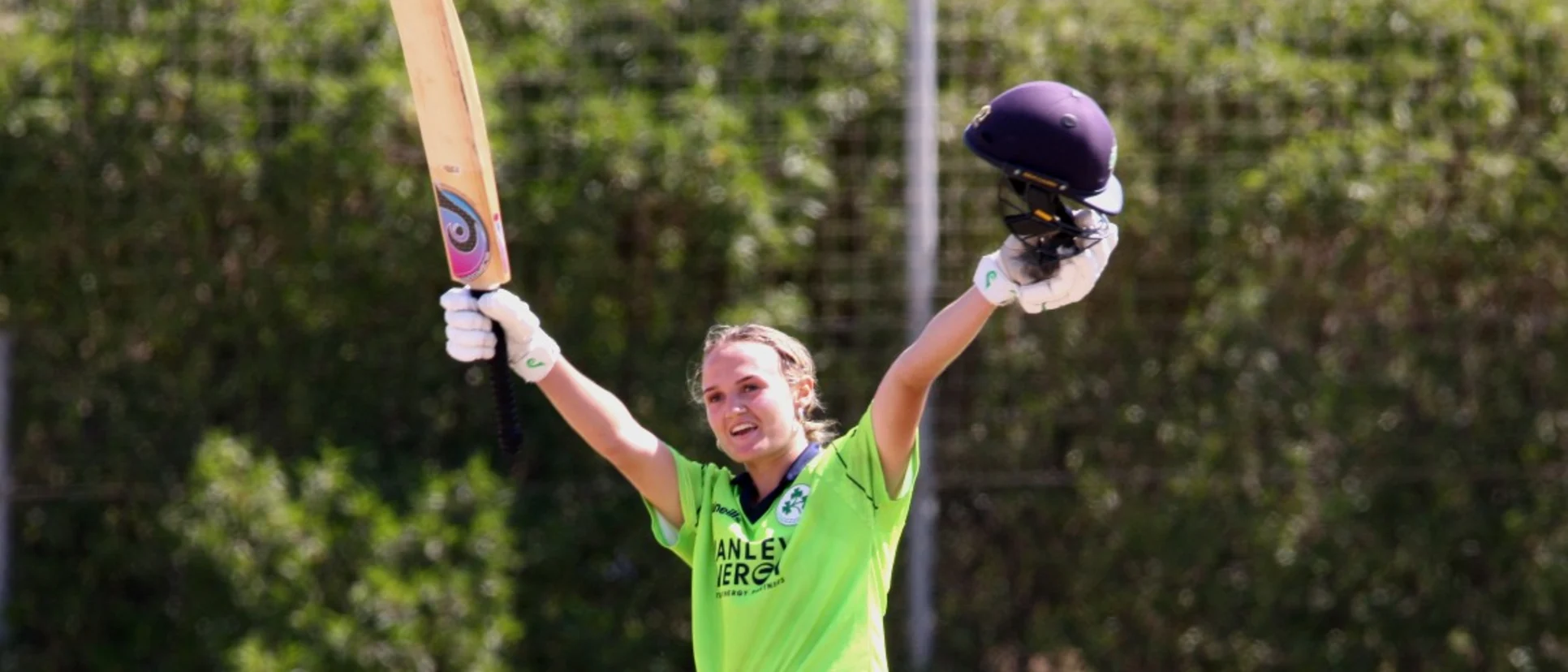Gaby Lewis starred for Ireland