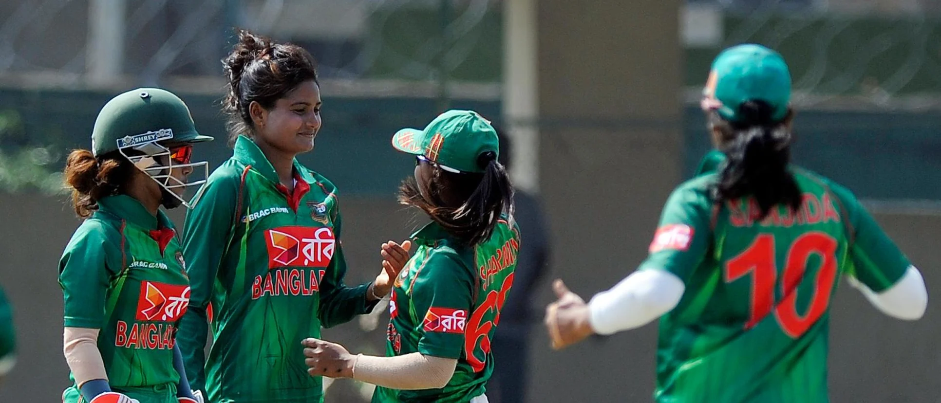 Bangladesh Women celebrating