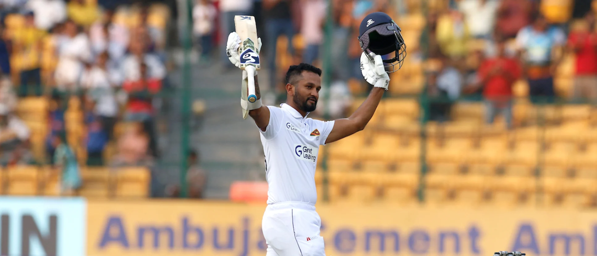 Logo of Dimuth Karunaratne broke into the top 5 of Test batting rankings