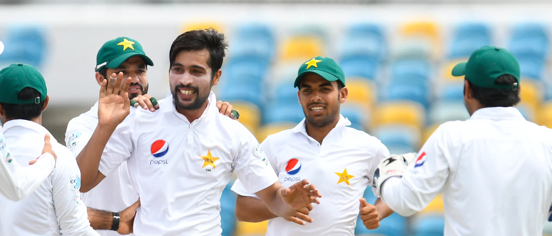 Mohammad Amir picked up his best figures of 6/44 against West Indies in 2017