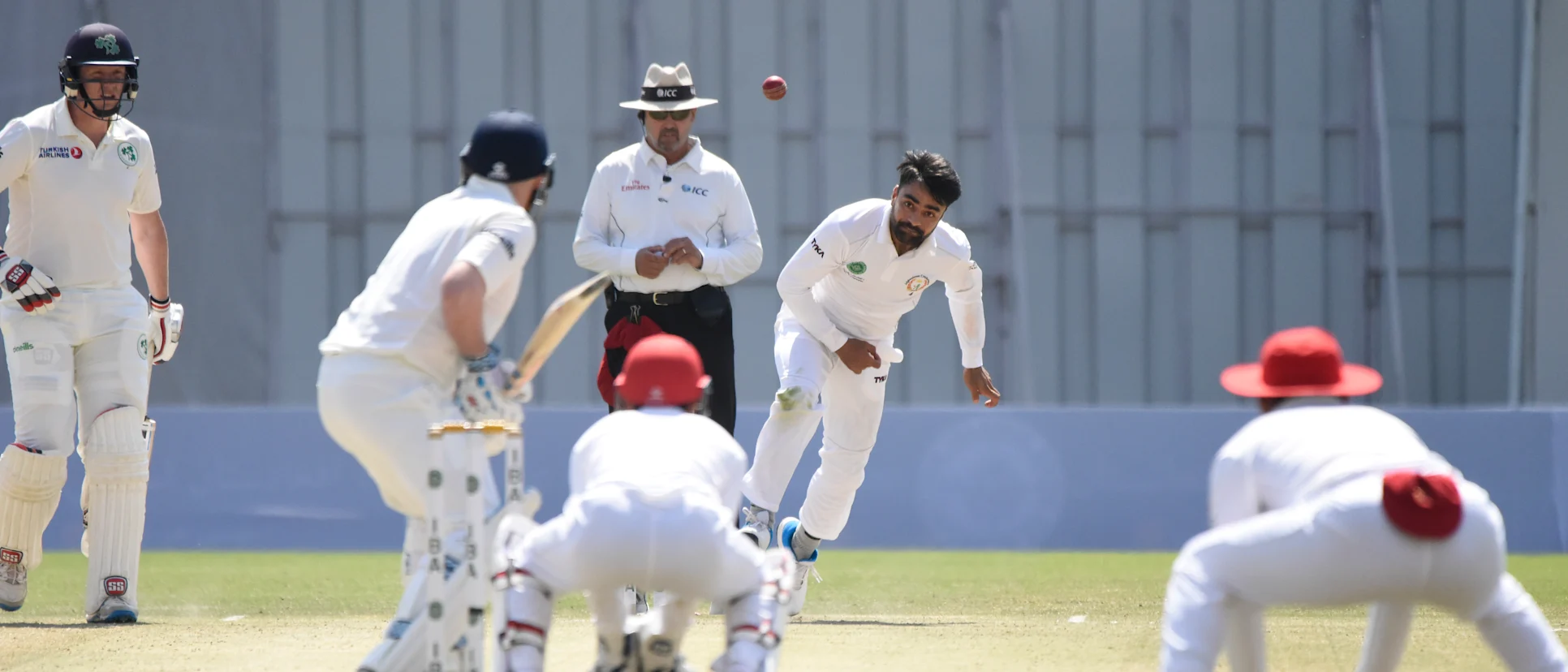 Logo of Afghanistan became just the fourth team to taste Test success in two games or lesser!