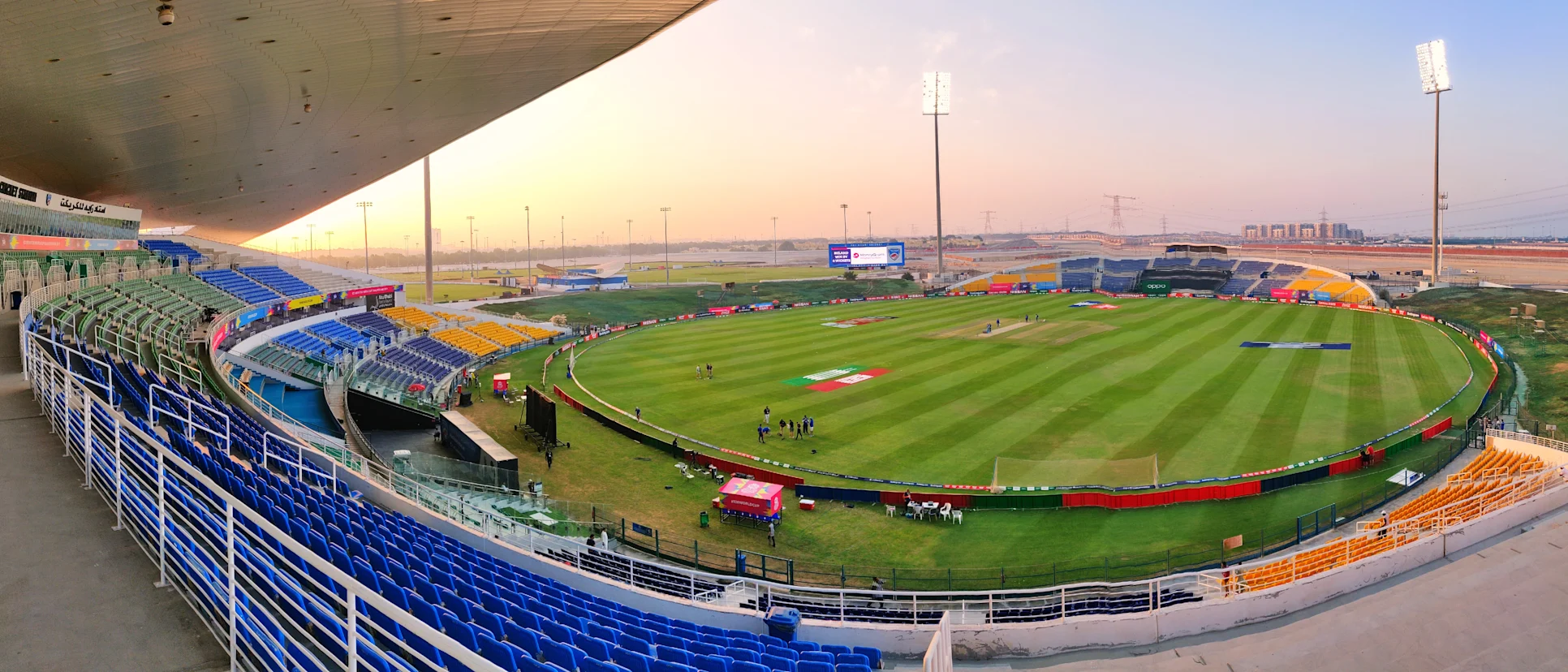 Logo of Sheikh Zayed Cricket Stadium, Abu Dhabi - General view