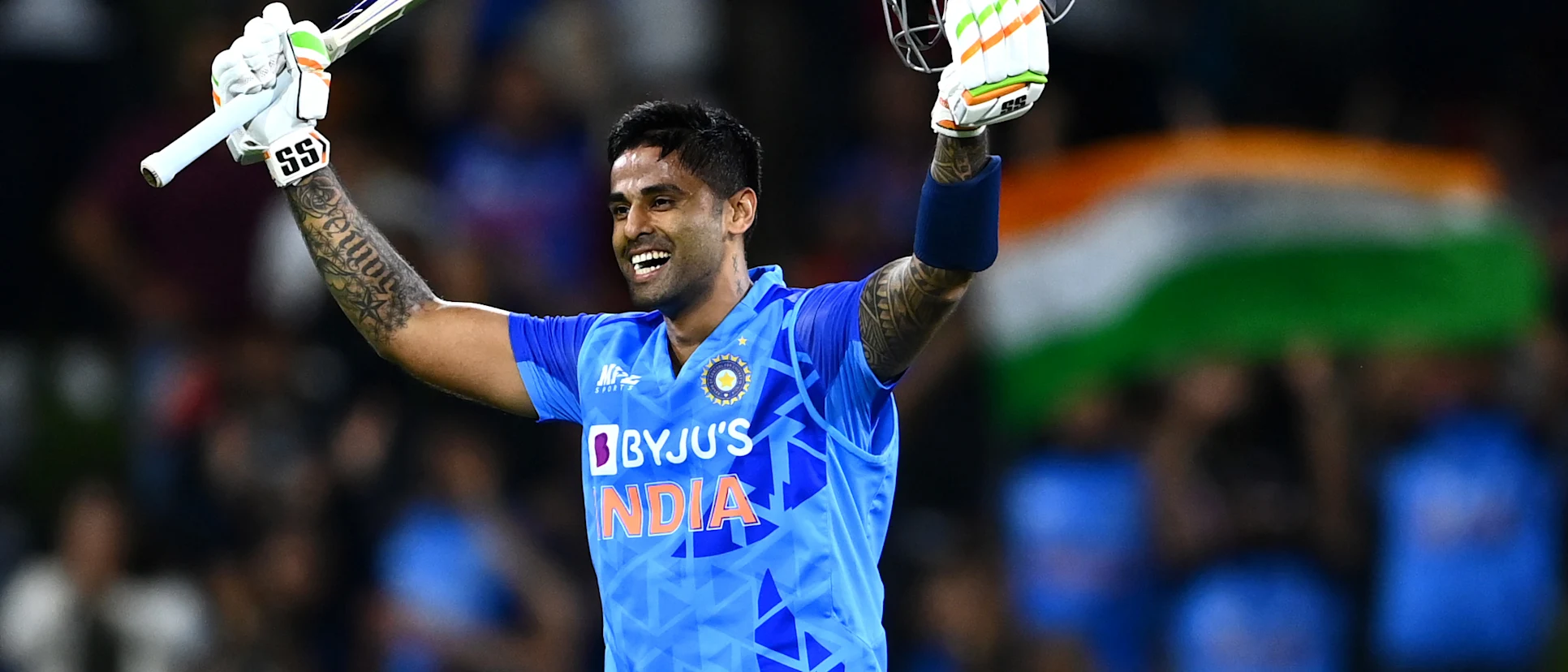 Logo of Suryakumar Yadav T20I hundred vs New Zealand