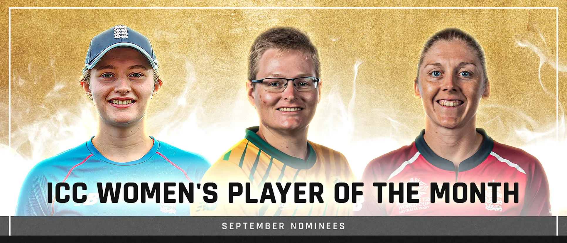 Logo of ICC Women's Player of the Month nominees – September 2021