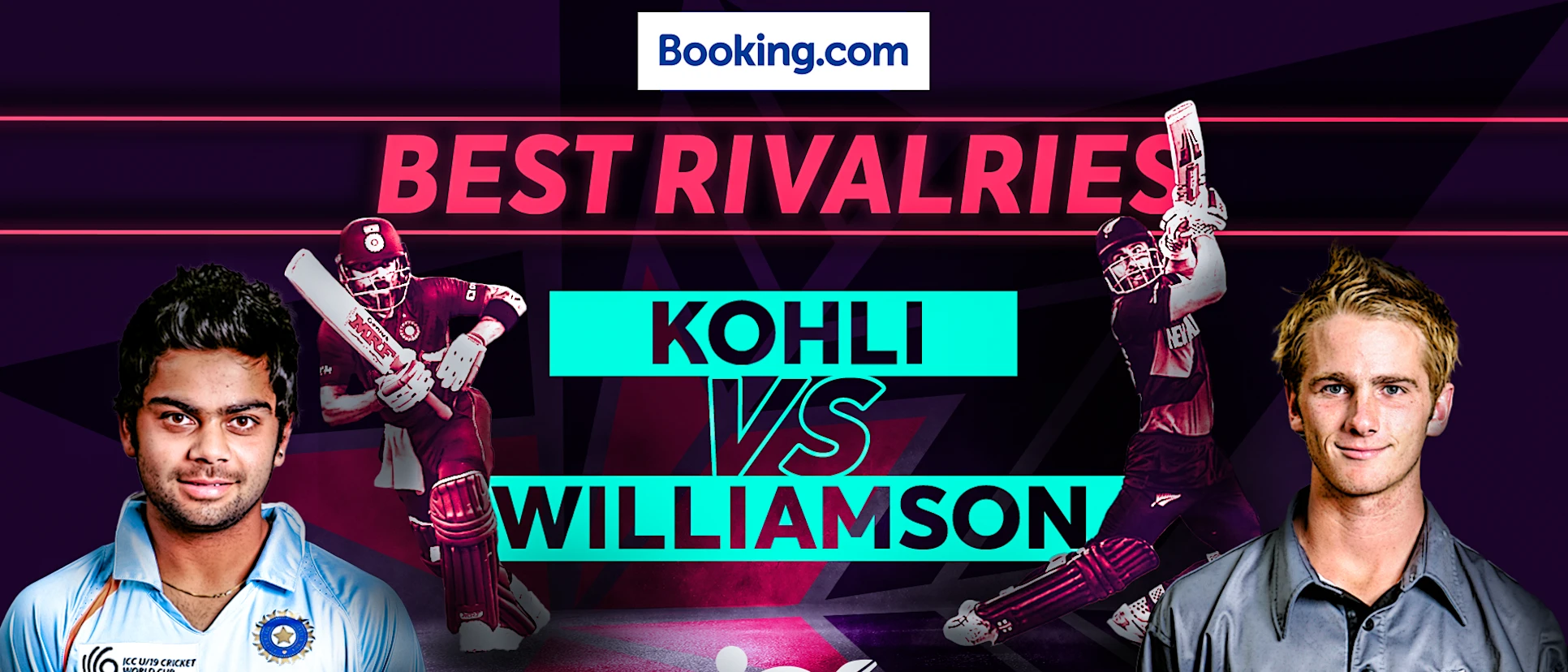 Logo of Virat Kohli and Kane Williamson – an on-field rivarly, an off-field friendship