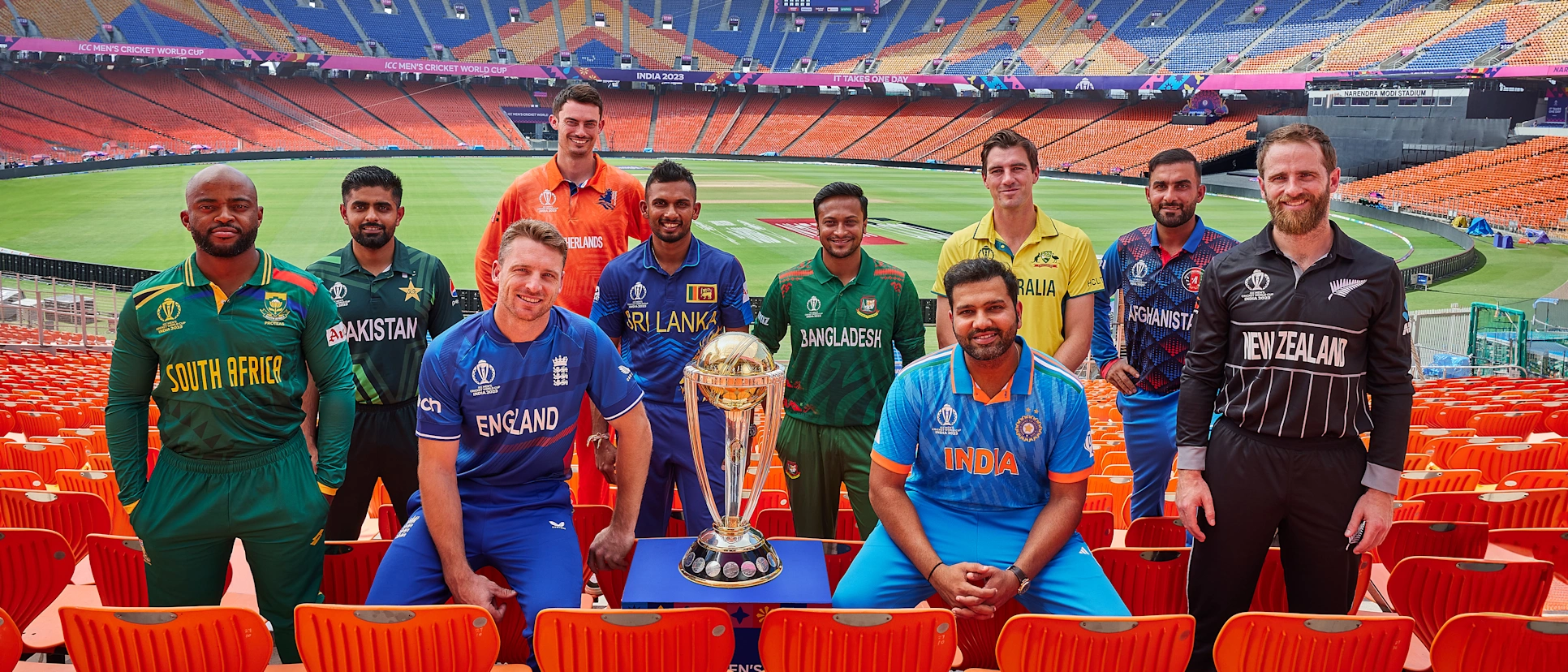 Logo of ICC Men’s Cricket World Cup 2023 captains