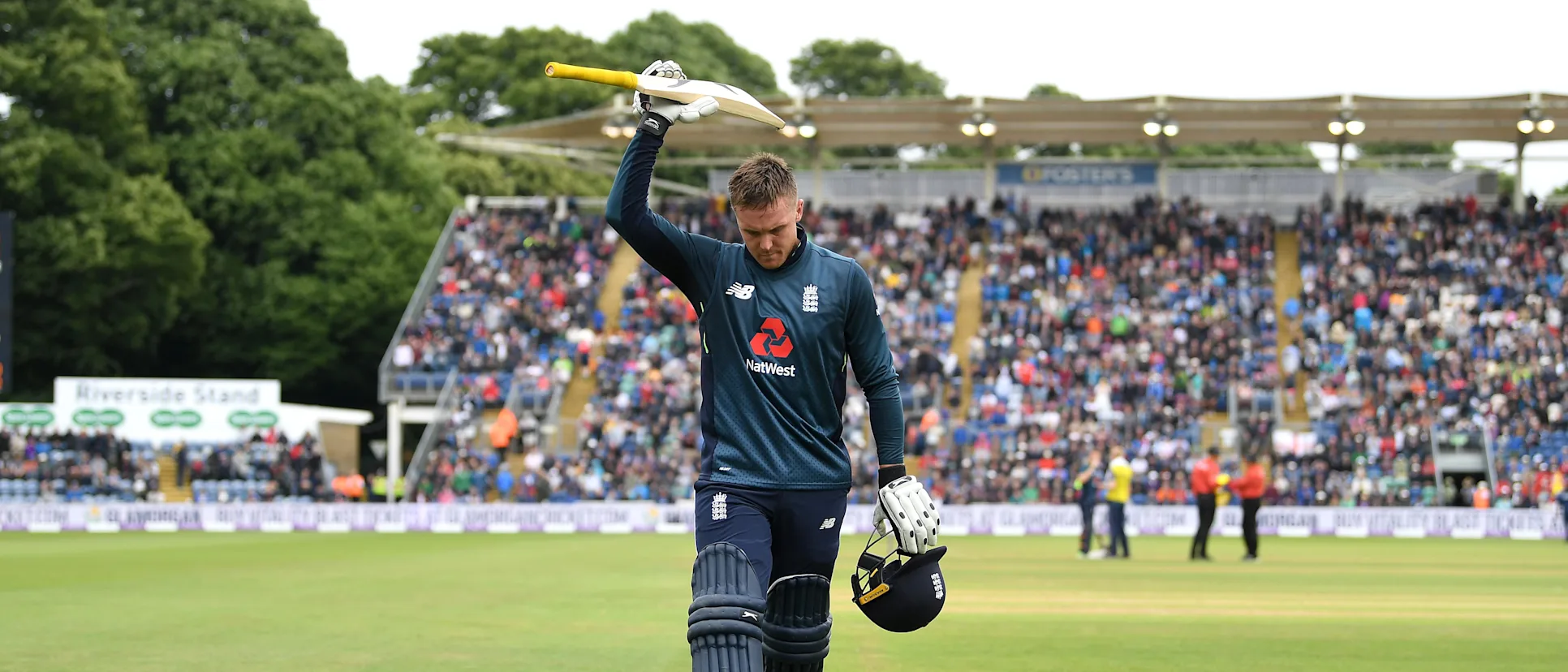 Logo of Jason Roy made a valuable century