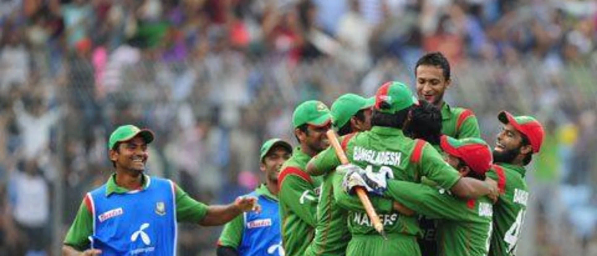 Logo of 14127 Bangladesh team celebrates