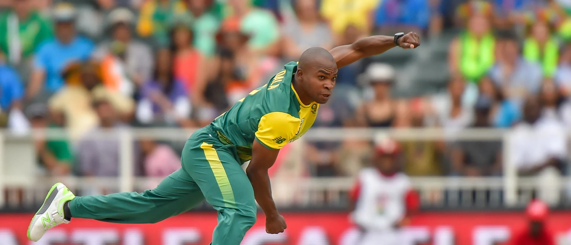 Junior Dala took two wickets for South Africa