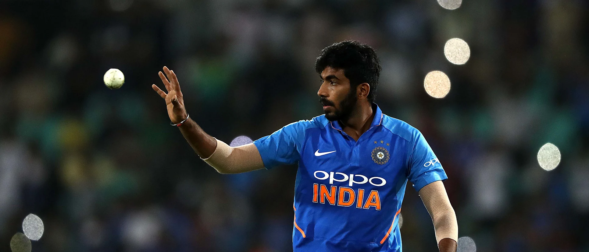 Logo of Jasprit Bumrah currently tops the ICC Men's ODI Bowler Rankings list