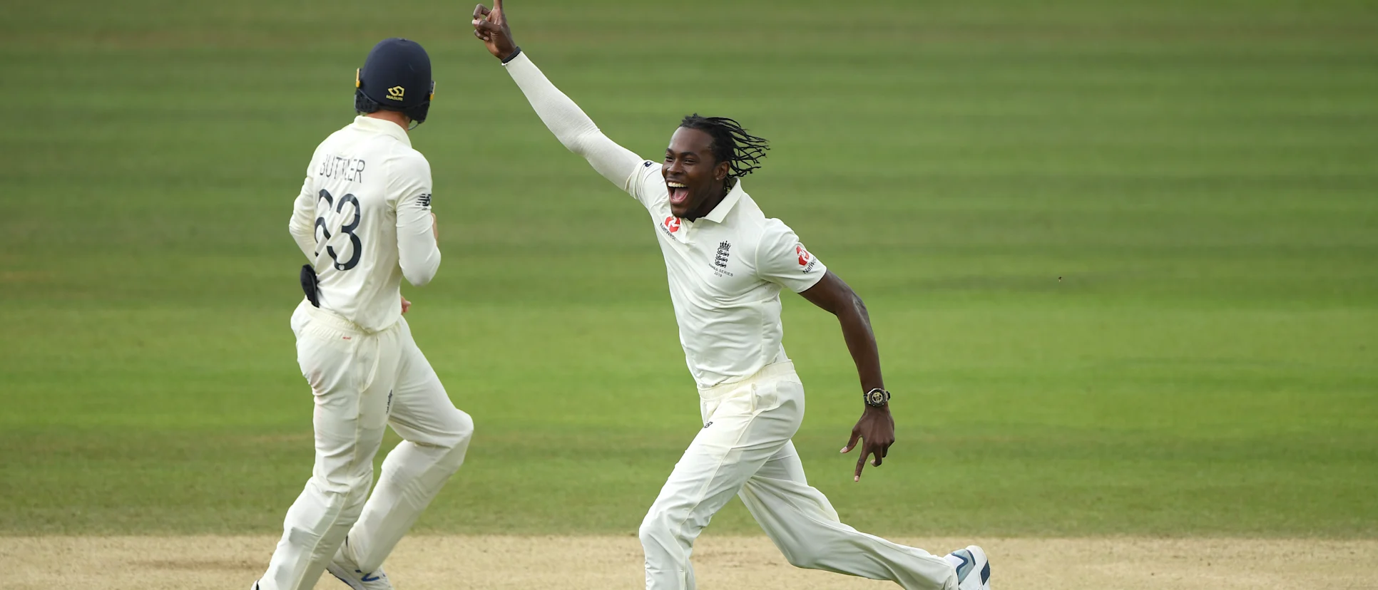 Logo of It was another exhibition of pace and skill from Jofra Archer